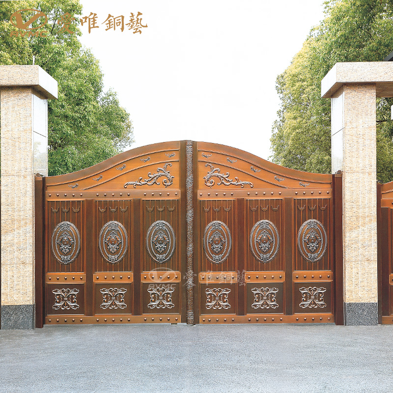愛(ài)唯銅門(mén)庭院銅門(mén)