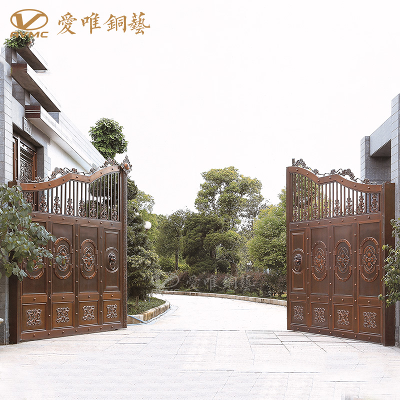 愛(ài)唯銅門(mén)庭院銅門(mén)